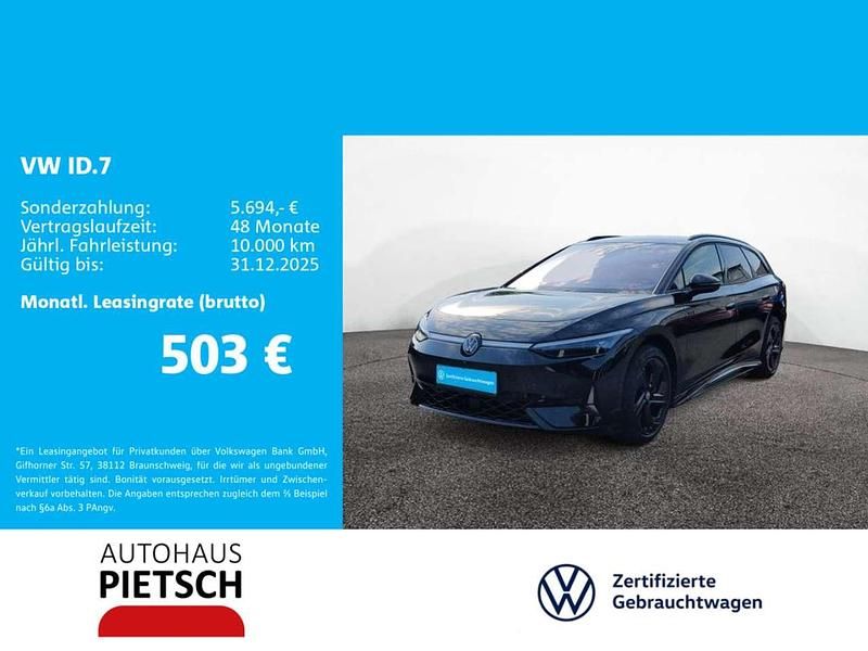 Schwarz Gebraucht 2024 VW ID.7 GTX Limousine | 56.940 € - Bild 1/4