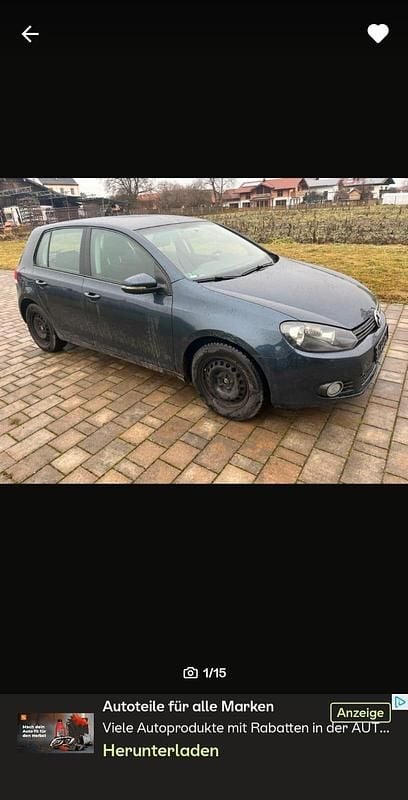 Blau Gebraucht 2009 VW Golf Limousine | 2.800 € (Guter Preis) - Bild 1/4