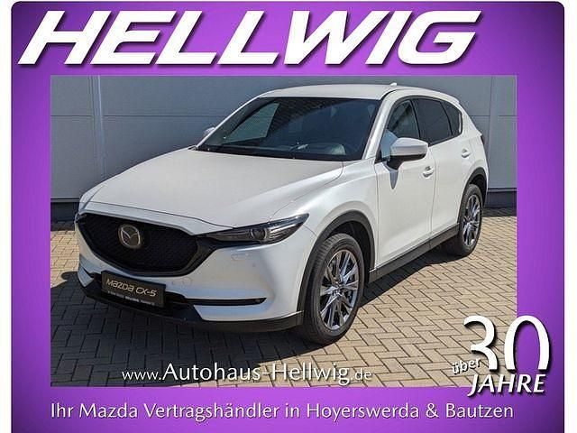 Snowflake white pearl metallic Gebraucht 2020 Mazda CX-5 SUV | 20.980 € (Fairer Preis) - Bild 1/4