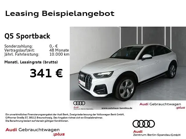 Gebraucht Audi Q5 Sportback Sport 204 PS (150 kW) 2023 Weiß SUV