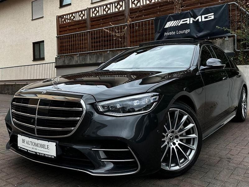 Grau Gebraucht 2021 Mercedes S350 AMG Limousine | 77.989 € (Teuer) - Bild 1/2