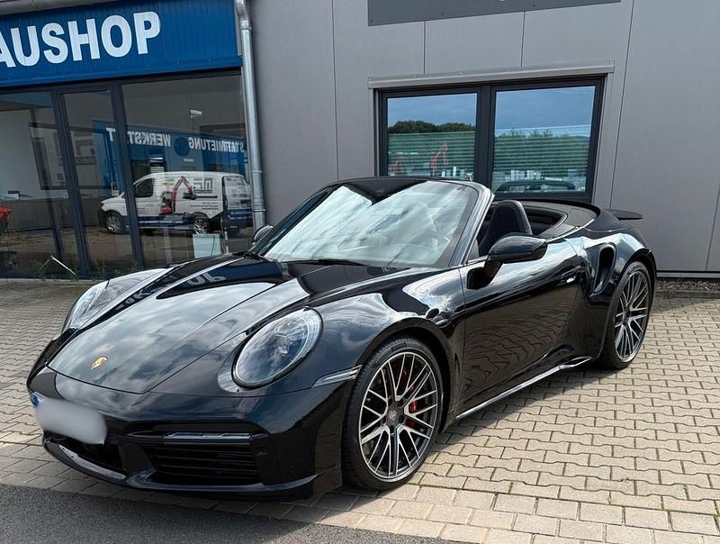 Schwarz Gebraucht 2024 Porsche 911 Turbo Cabriolet Cabrio | 225.981 € (Etwas zu teuer) - Bild 1/4