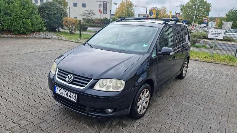 Schwarz Gebraucht 2007 VW Touran Goal Van / Kleinbus | 2.000 € (Superpreis) - Bild 1/4