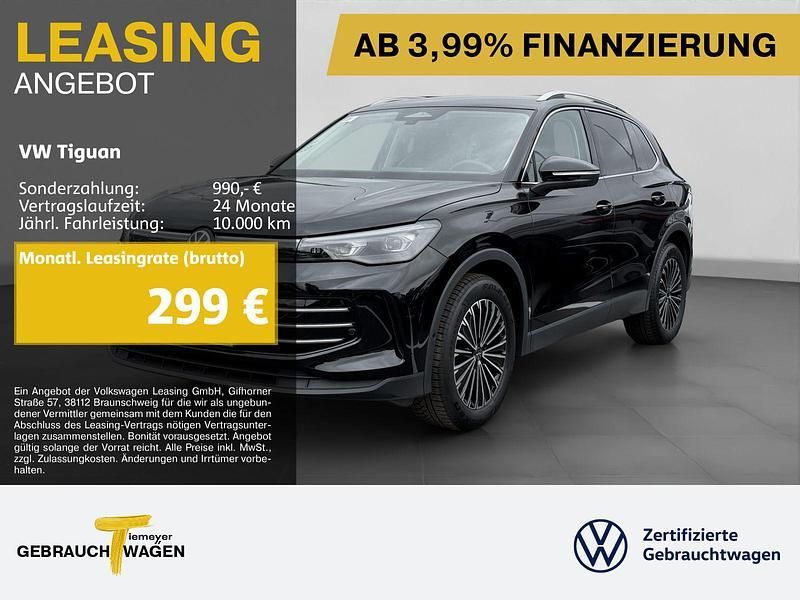 Schwarz Gebraucht 2024 VW Tiguan Elegance SUV | 34.760 € (Guter Preis) - Bild 1/4