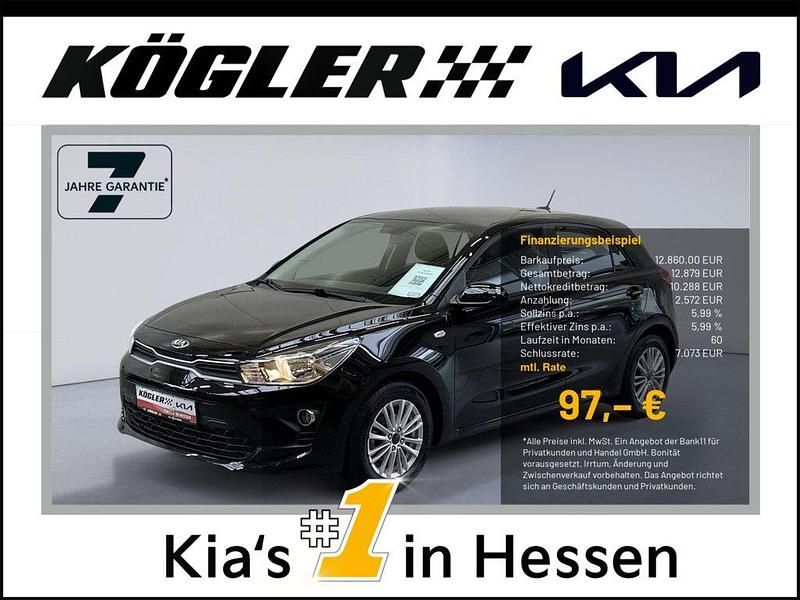Gebraucht Kia Rio Edition 7 84 PS (61 kW) 2021 Schwarz Limousine