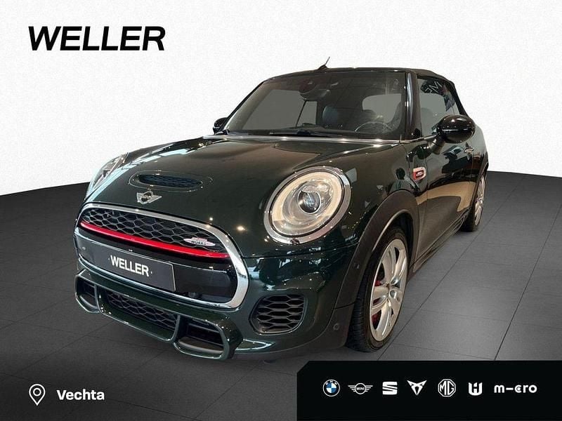 Rebel green (grün) Gebraucht 2017 Mini John Cooper Works Cabriolet Cabrio | 23.450 € (Fairer Preis) - Bild 1/4