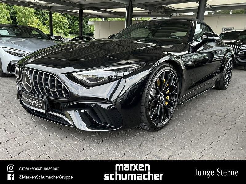 Lack obsidianschwarz Gebraucht 2023 Mercedes SL63 AMG AMG Cabrio | 147.840 € (Etwas zu teuer) - Bild 1/4