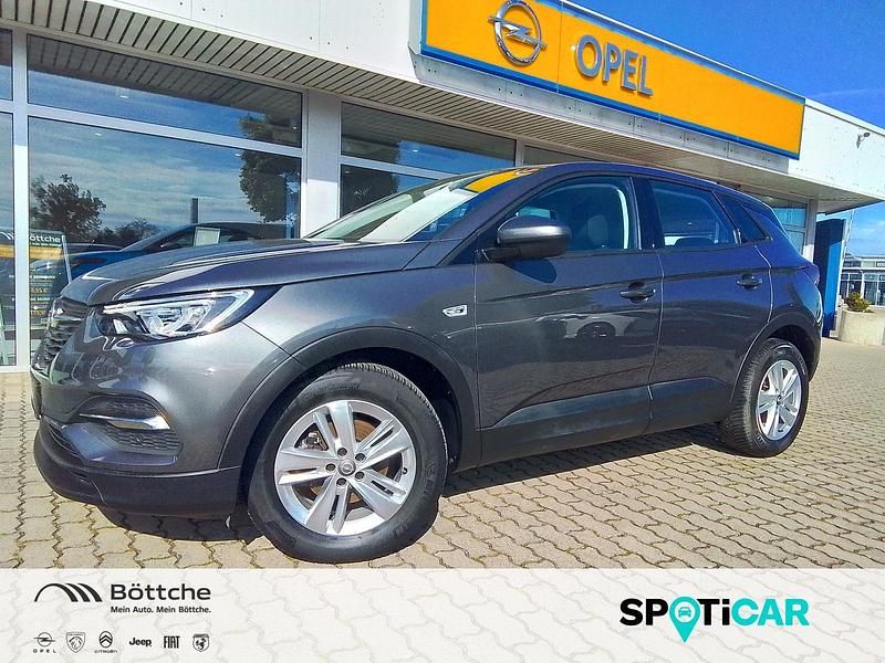 Grafikgrau (uni) Gebraucht 2021 Opel Grandland X Edition SUV | 18.990 € (Guter Preis) - Bild 1/4