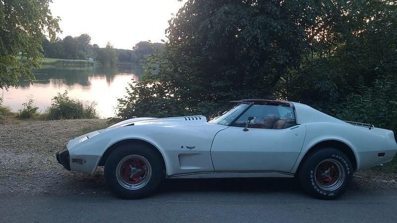 Gebraucht Corvette C3 218 PS (160 kW) 1977 Weiß Cabrio