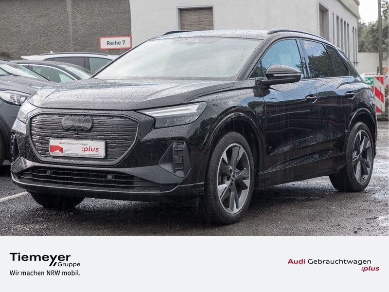 Schwarz Gebraucht 2022 Audi Q4 e-tron S-Line SUV | 37.440 € (Teuer) - Bild 1/4