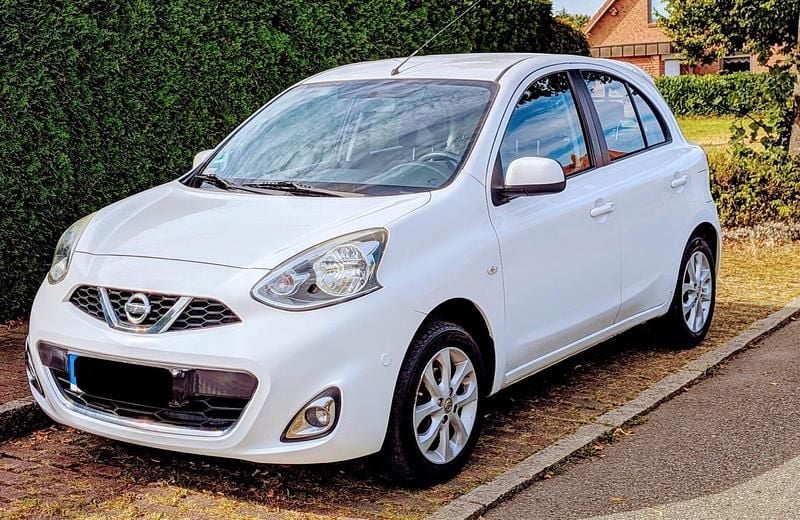 Weiß Gebraucht 2014 Nissan Micra Kleinwagen | 4.250 € (Guter Preis) - Bild 1/4