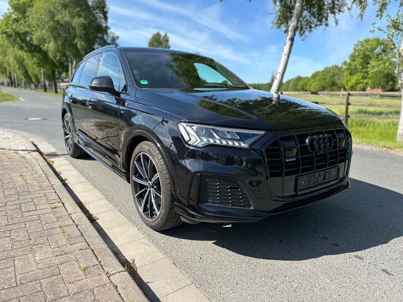Schwarz Gebraucht 2020 Audi Q7 S-Line SUV | 57.999 € - Bild 1/4