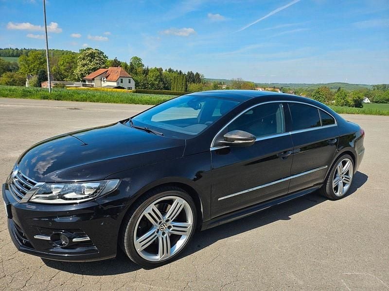Schwarz Gebraucht 2013 VW CC R-line Limousine | 12.999 € (Superpreis) - Bild 1/4