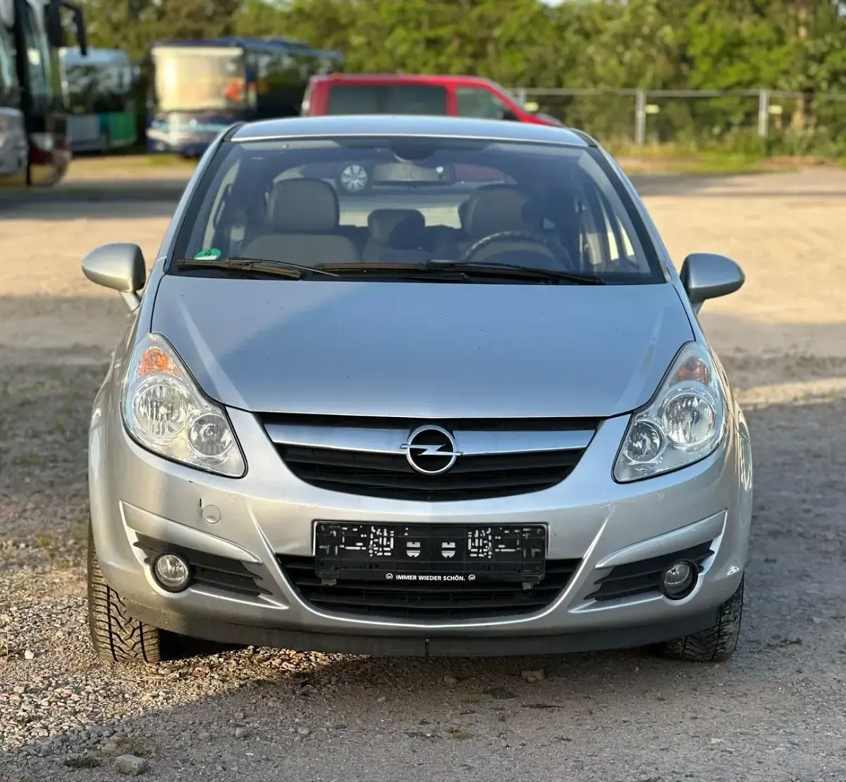 Gebraucht Opel Corsa 80 PS (58 kW) 2008 Silber Kleinwagen