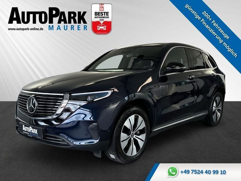 Blau Gebraucht 2021 Mercedes EQC400 SUV | 33.998 € (Guter Preis) - Bild 1/4