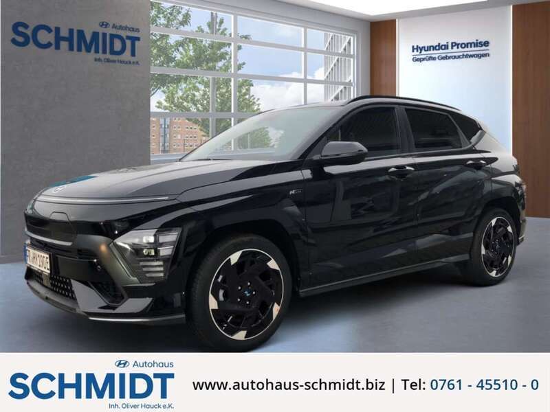 Abyss black / mic Gebraucht 2024 Hyundai Kona N Line SUV | 33.990 € (Superpreis) - Bild 1/4