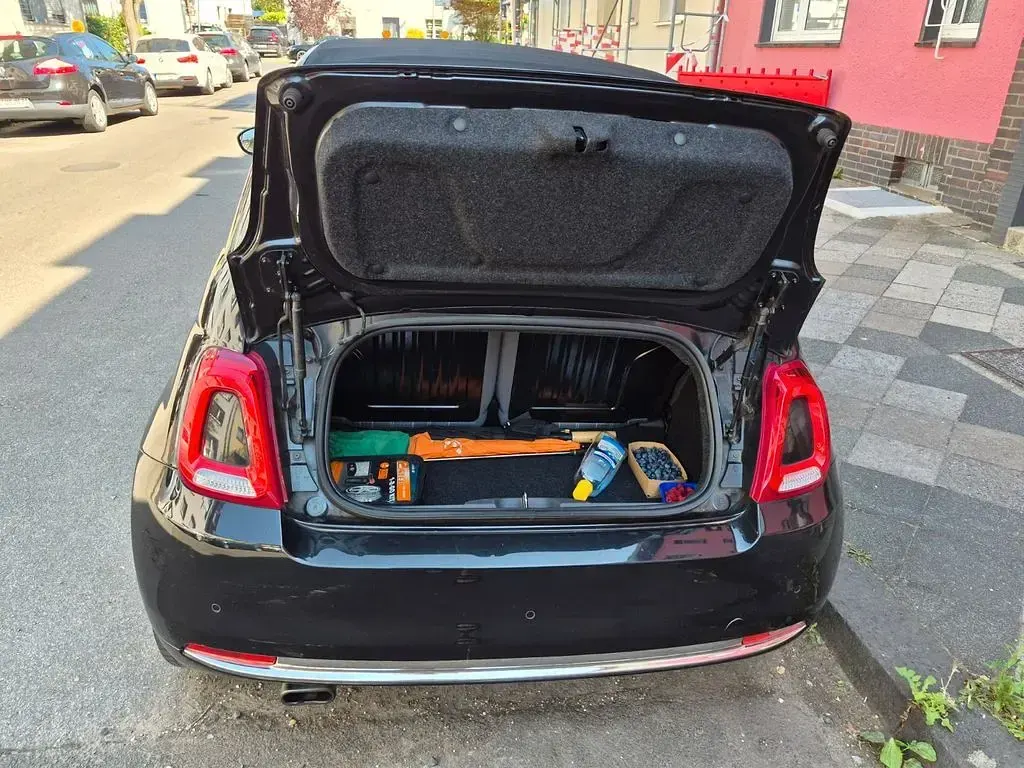 Gebraucht Fiat 500 Lounge 69 PS (50 kW) 2016 Schwarz Kleinwagen
