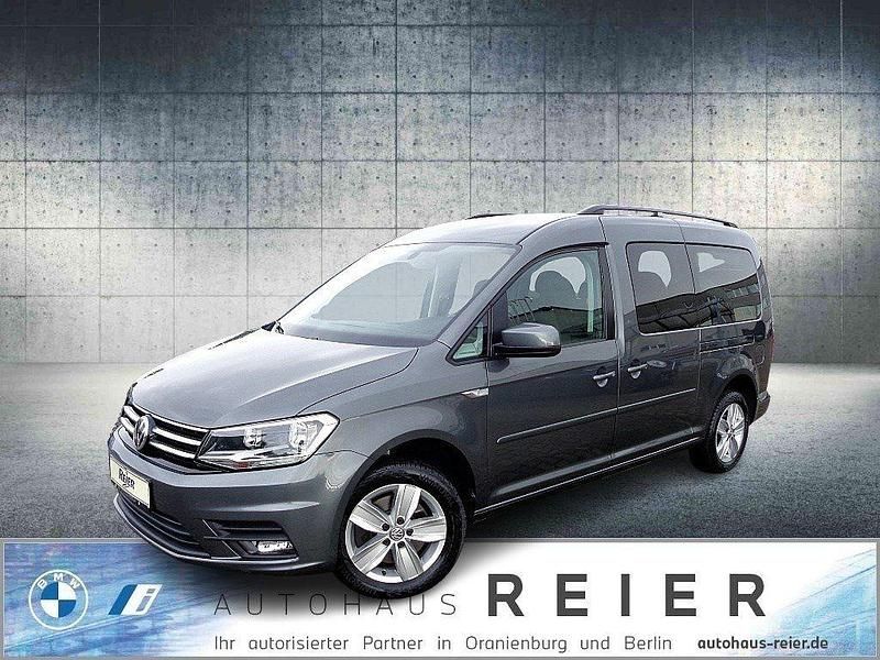 Silber Gebraucht 2016 VW Caddy Maxi Comfortline Van / Kleinbus | 21.930 € (Teuer) - Bild 1/4