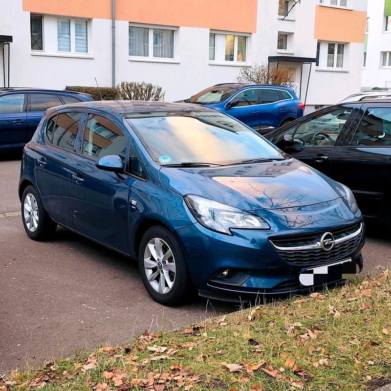 Blau Gebraucht 2017 Opel Corsa Active Kleinwagen | 9.290 € (Fairer Preis) - Bild 1/4