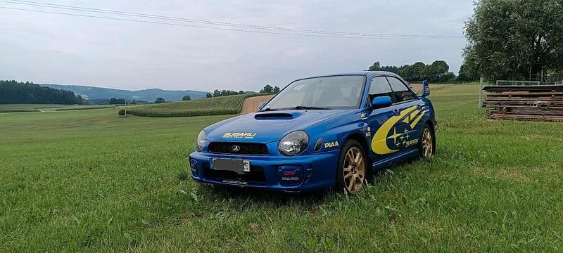 Blau Gebraucht 2002 Subaru Impreza Limousine | 14.499 € (Etwas zu teuer) - Bild 1/4