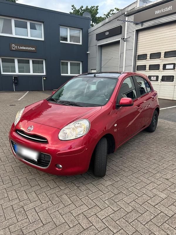 Rot Gebraucht 2013 Nissan Micra Kleinwagen | 4.200 € (Guter Preis) - Bild 1/4