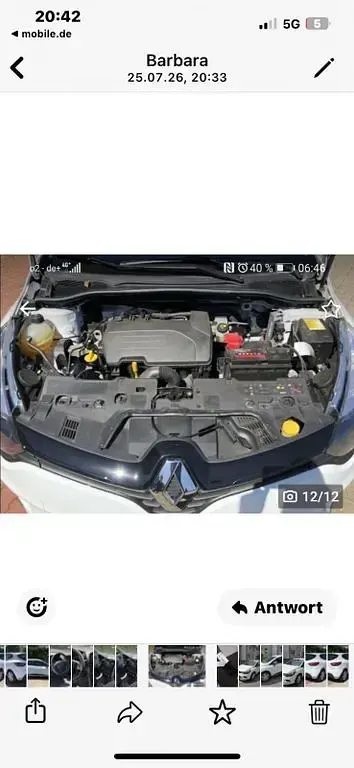 Gebraucht Renault Clio LIMITED 73 PS (53 kW) 2017 Weiß Limousine