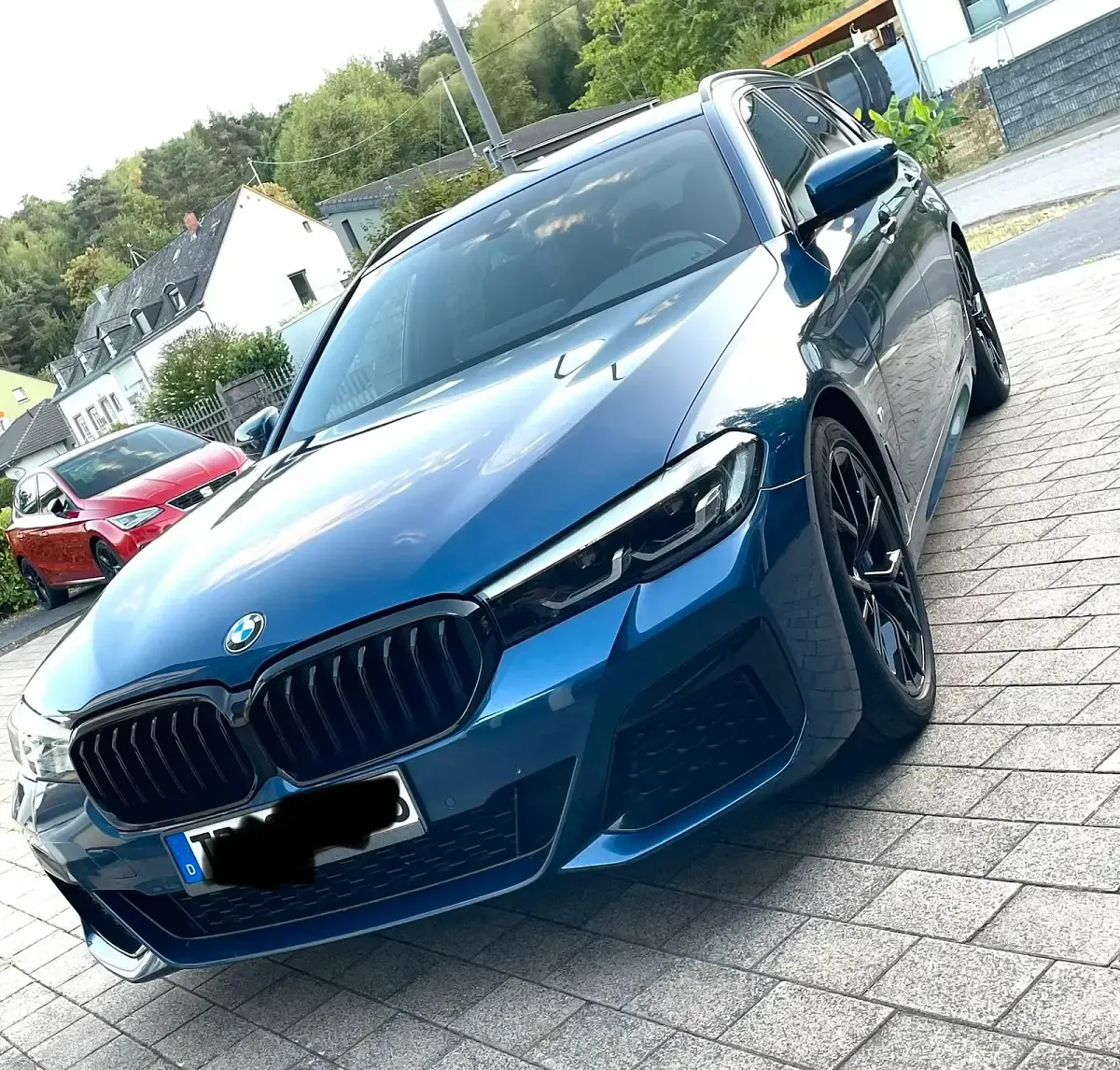Gebraucht BMW 540 Shadowline 340 PS (250 kW) 2021 Blau Kombi