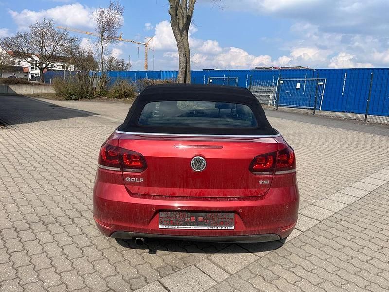 Gebraucht VW Golf Cabriolet 105 PS (77 kW) 2012 Rot Cabrio