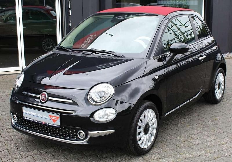 Schwarzrotelfenbein Gebraucht 2024 Fiat 500C Dolcevita Cabrio | 18.490 € (Etwas zu teuer) - Bild 1/4