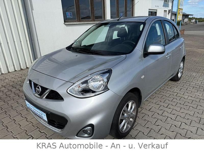 Silber Gebraucht 2015 Nissan Micra Acenta Kleinwagen | 4.800 € (Superpreis) - Bild 1/4