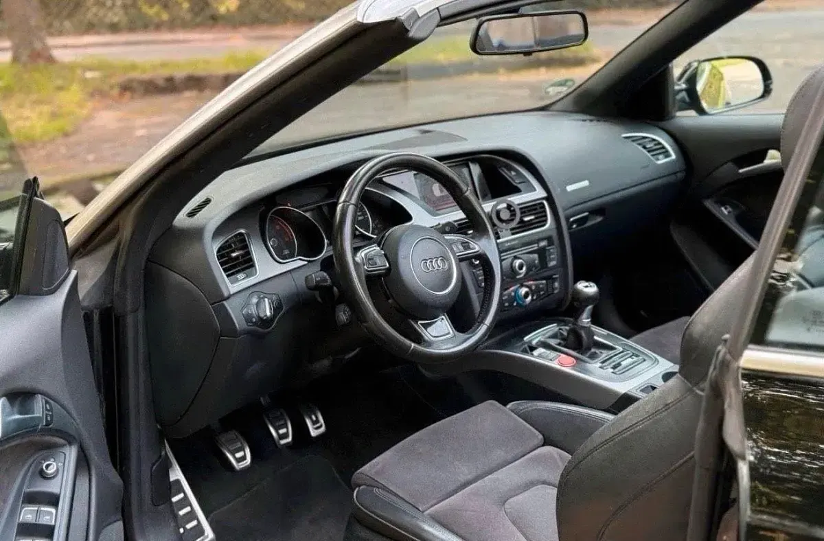 Usata Audi A5 Cabriolet 177 CV (130 kW) 2014 Nero Cabrio