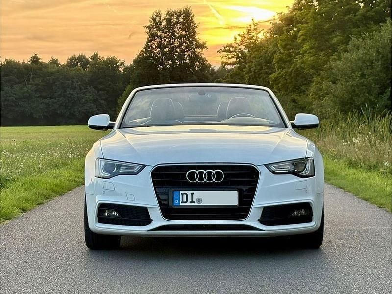 Weiß Gebraucht 2016 Audi A5 Cabriolet S-Line Cabrio | 18.200 € (Fairer Preis) - Bild 1/4
