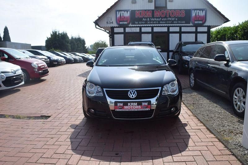 Schwarz Gebraucht 2007 VW Eos Cabrio | 6.490 € (Fairer Preis) - Bild 1/4