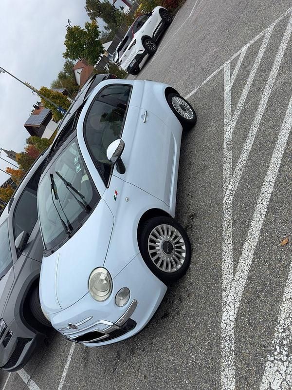 Gebraucht Fiat 500 Pop 69 PS (50 kW) 2009 Weiß Kleinwagen