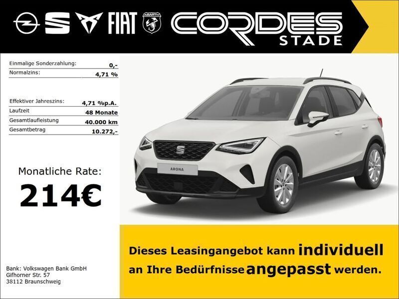 Weiss Neu 2025 Seat Arona SUV | 24.950 € (Fairer Preis) - Bild 1/4
