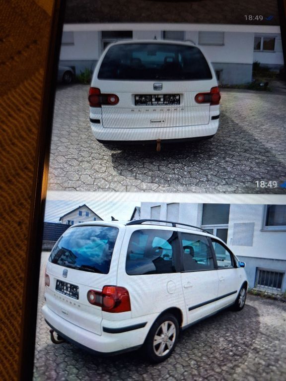 Weiß Gebraucht 2008 Seat Alhambra Vigo Van / Kleinbus | 2.750 € (Guter Preis) - Bild 1/2
