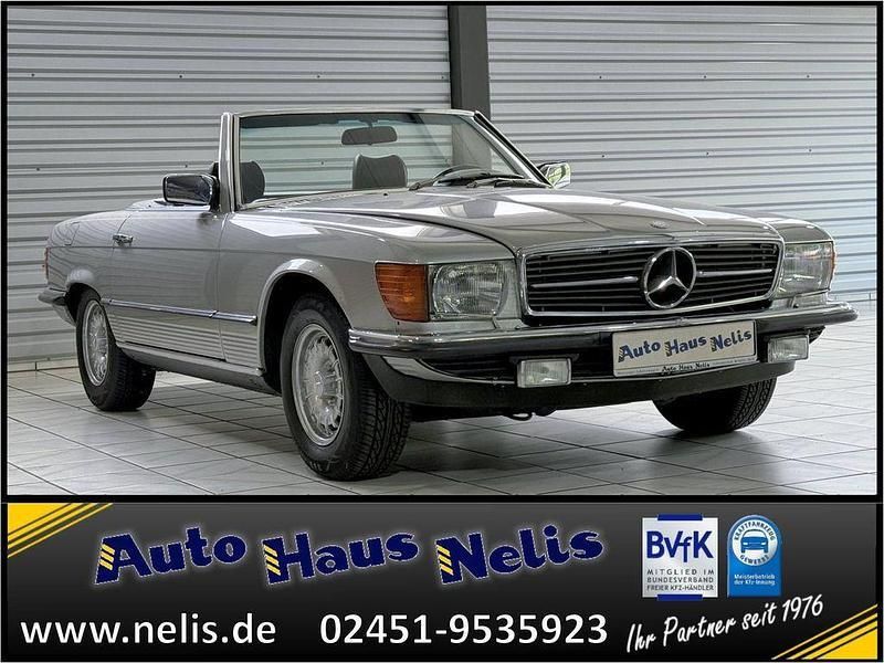 Astralsilbermet. Gebraucht 1983 Mercedes SL500 Cabrio | 49.980 € - Bild 1/4