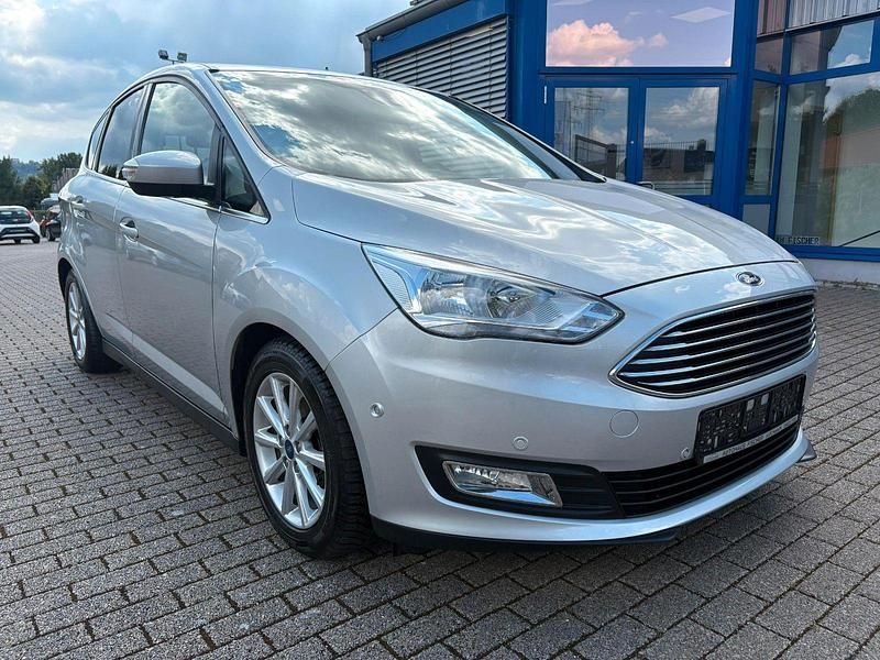 Silber Gebraucht 2019 Ford C-MAX Titanium Van / Kleinbus | 15.695 € - Bild 1/4