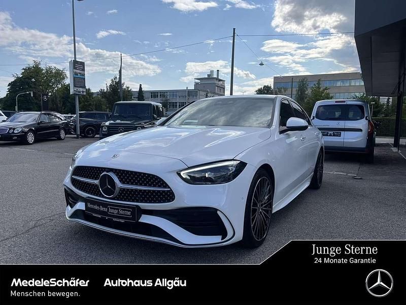 Unilack polarweiß Gebraucht 2024 Mercedes C300 AMG Limousine | 47.660 € (Fairer Preis) - Bild 1/4