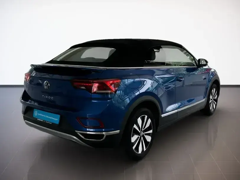 Gebraucht VW T-Roc Cabriolet Goal 116 PS (85 kW) 2025 Ravennablau Cabrio