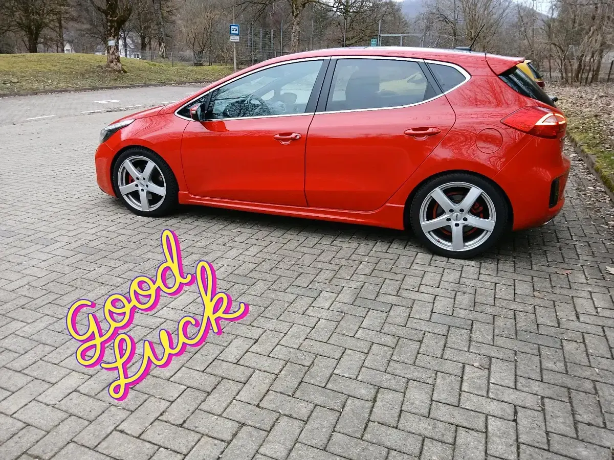 Gebraucht Kia Ceed GT GT 204 PS (150 kW) 2015 Rot Kleinwagen