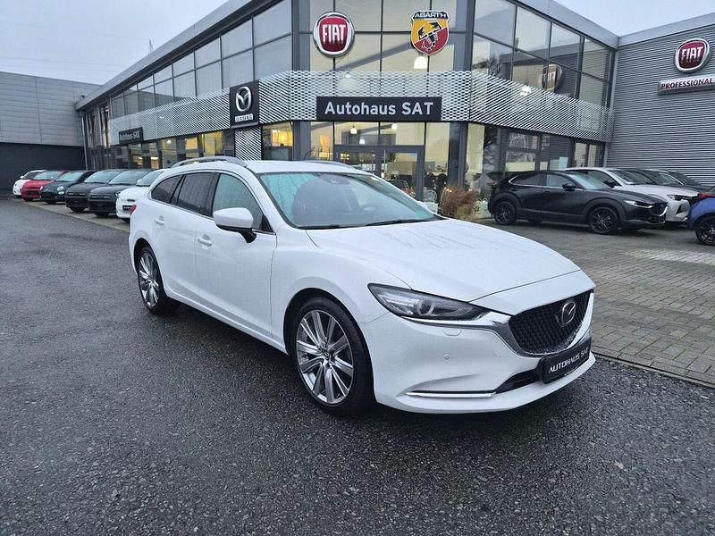 Weiß Gebraucht 2023 Mazda 6 Exclusive-Line Limousine | 27.980 € (Superpreis) - Bild 1/4