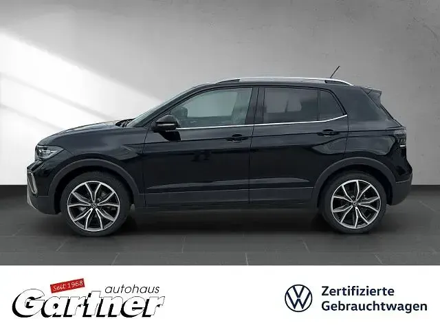 Gebraucht VW T-Cross Style 116 PS (85 kW) 2024 Schwarz (deep black perleffekt) SUV