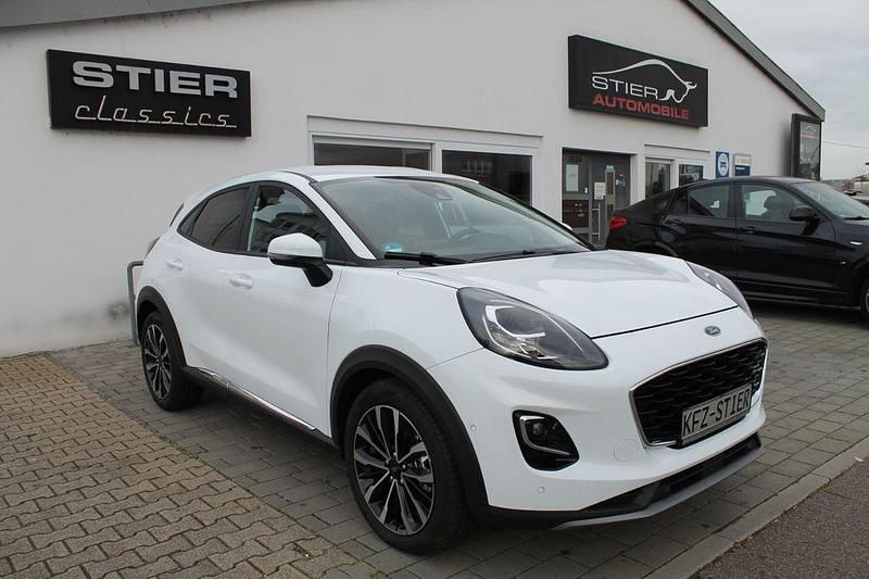 Weiß Gebraucht 2023 Ford Puma Titanium X SUV | 17.900 € (Superpreis) - Bild 1/4