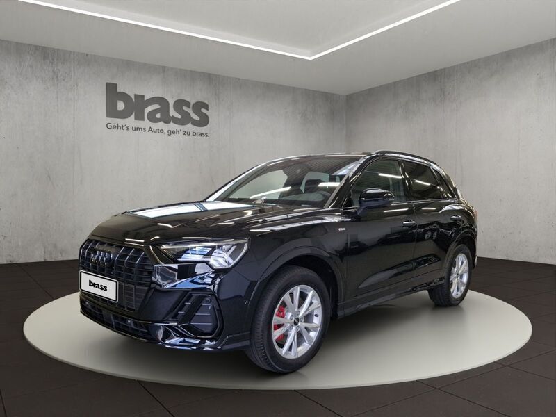 Mythosschwarz metallic Neu 2025 Audi Q3 S-Line SUV | 64.010 € - Bild 1/4