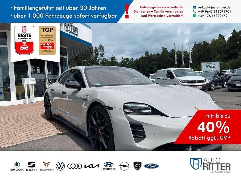 Kreide/grau Gebraucht 2023 Porsche Taycan Cross Turismo Limousine | 86.990 € (Fairer Preis) - Bild 1/4