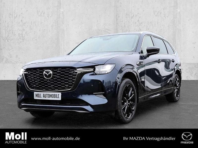 Deep crystal blue Neu 2025 Mazda CX-80 Homura-Line SUV | 57.990 € (Fairer Preis) - Bild 1/4