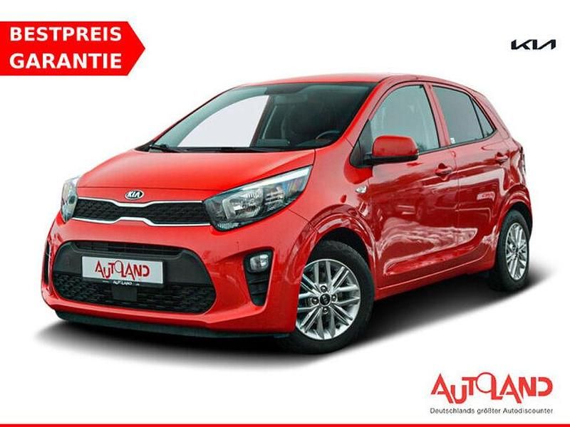 Rot Gebraucht 2021 Kia Picanto DREAM-TEAM Edition Kleinwagen | 13.950 € (Etwas zu teuer) - Bild 1/4