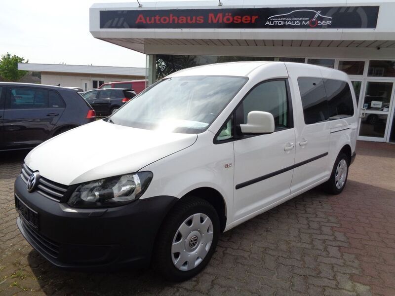 Weiß Gebraucht 2014 VW Caddy Maxi Van / Kleinbus | 9.480 € (Teuer) - Bild 1/4