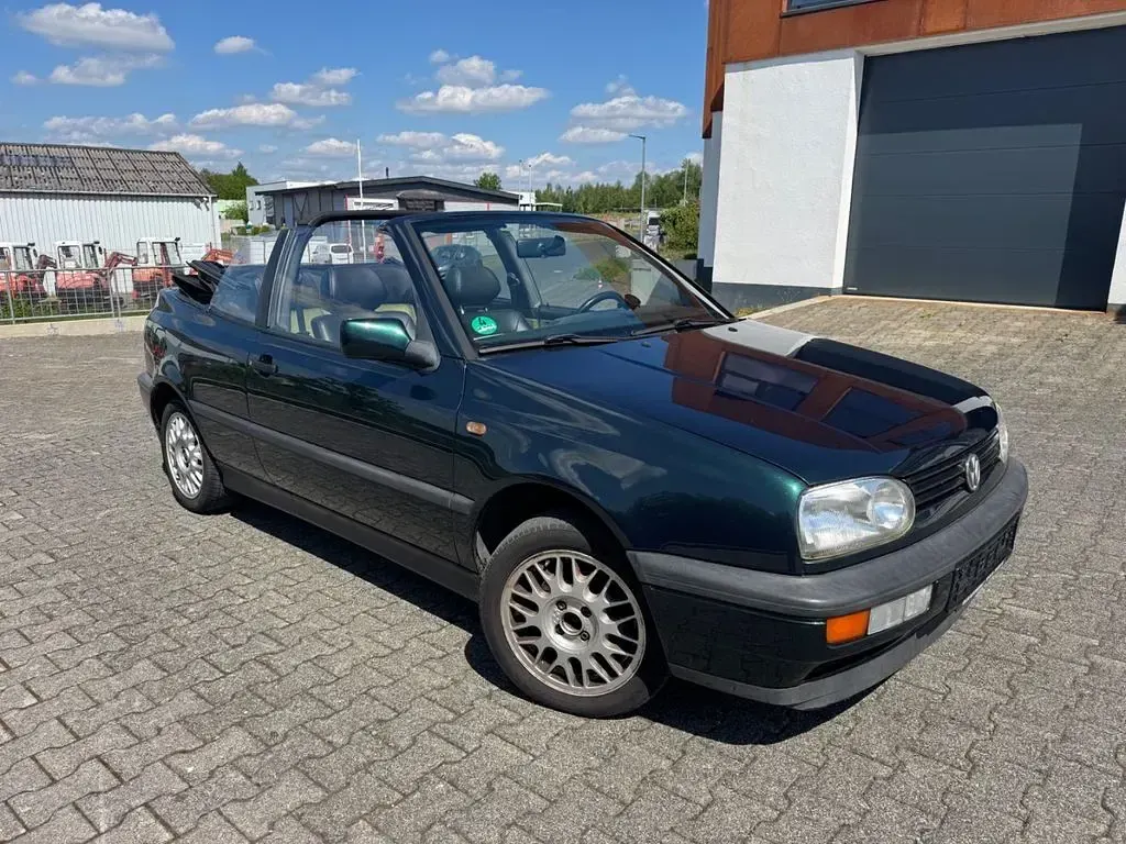 Gebraucht VW Golf Cabriolet 90 PS (66 kW) 1996 Grün Cabrio